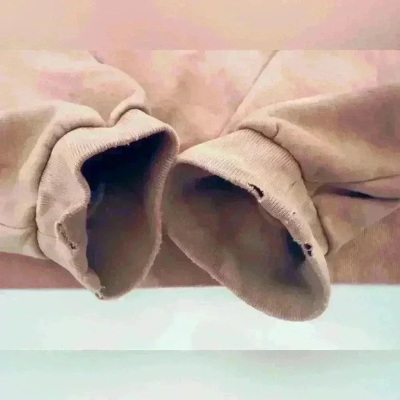 GAP Vintage Soft Cropped Hoodie in Pjnk Tie Dye, Women’s Size Small - Picture 7 of 11